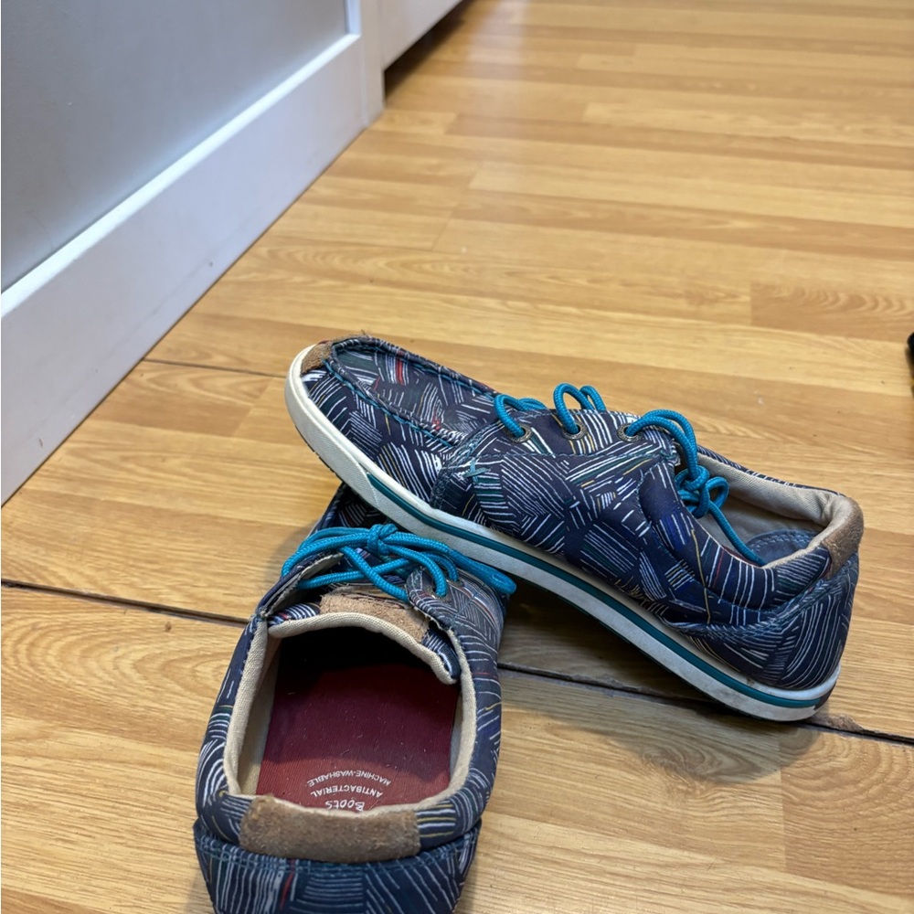 Twisted X Blue Patterned Women's Sneakers